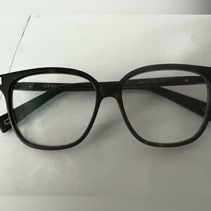 Marc Jacobs Marc 175 eyeglasses in a tortoiseshell color.